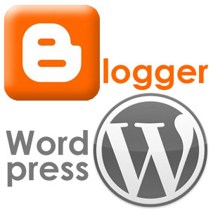 wordpress or blogger